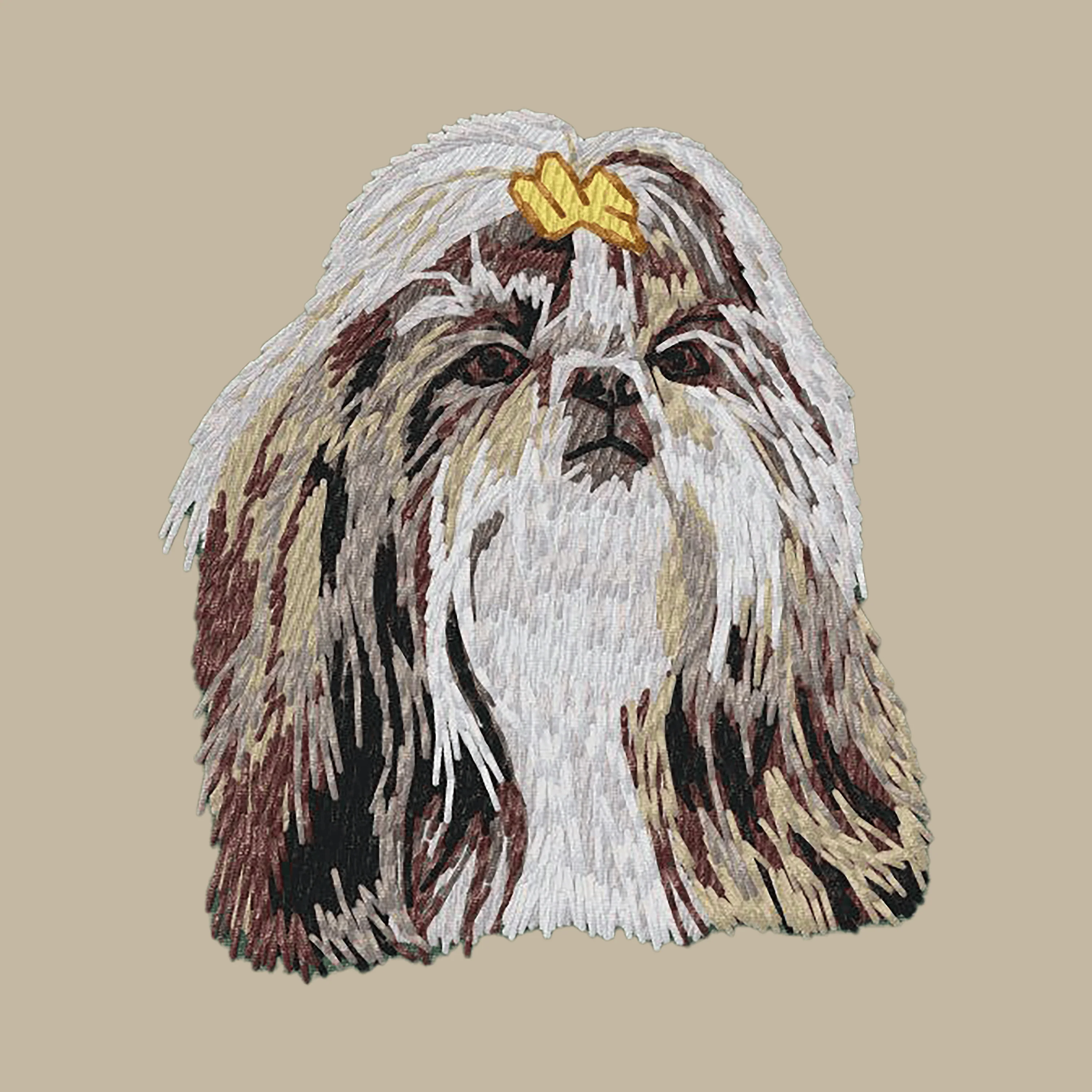 Shih Tzu Embroidered Crossbody Bag - Image 4
