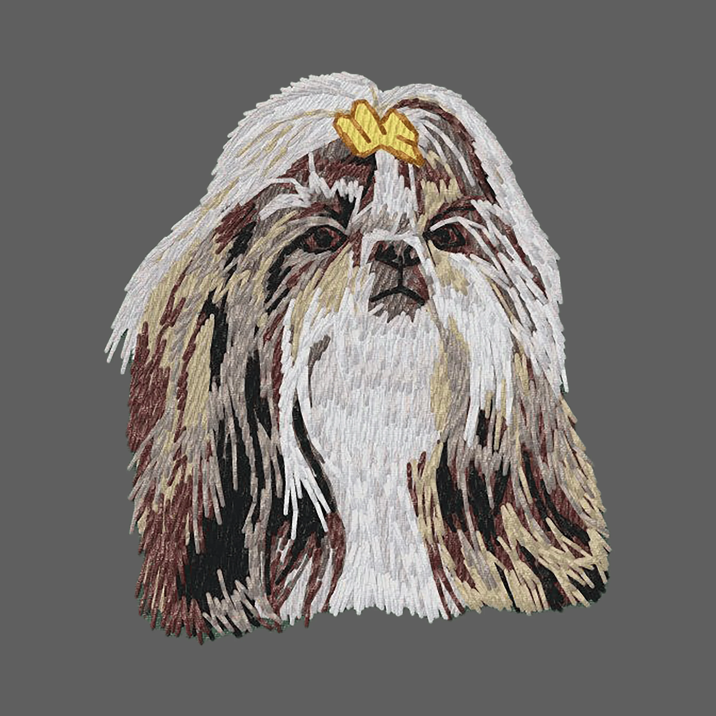 Shih Tzu Embroidered Women's Fleece Jacket - Image 2