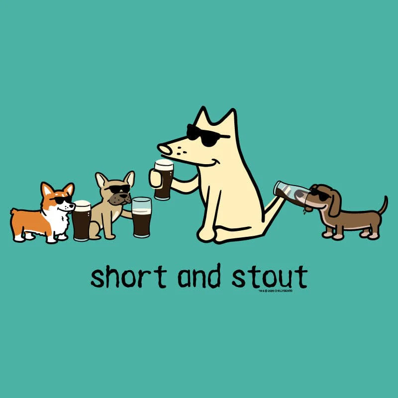 Short and Stout - Ladies T-Shirt V-Neck - Image 2