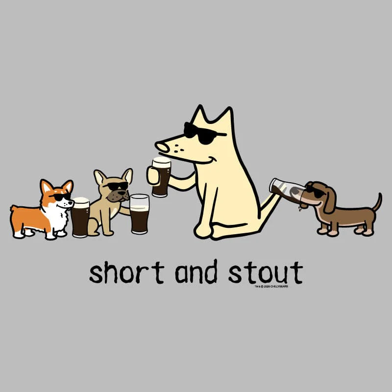 Short and Stout - Ladies T-Shirt V-Neck - Image 4