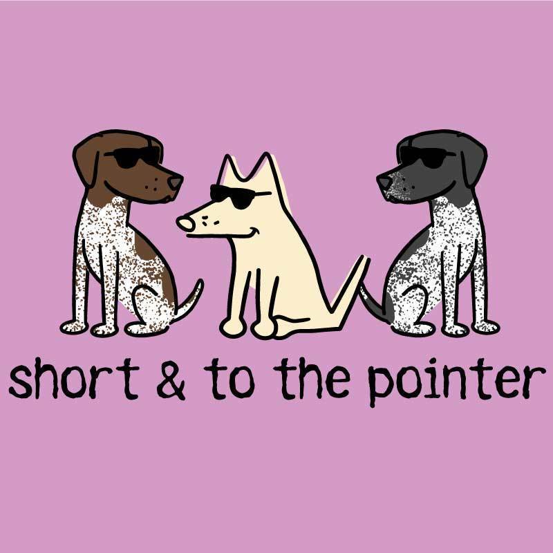 Short and to the Pointer - Ladies Racer Back Tank Top - Image 2
