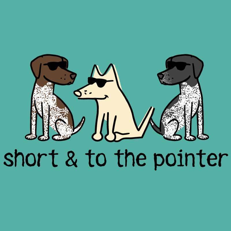Short and to the Pointer - Ladies T-Shirt V-Neck - Image 3