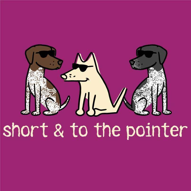 Short and to the Pointer - Ladies T-Shirt V-Neck - Image 5