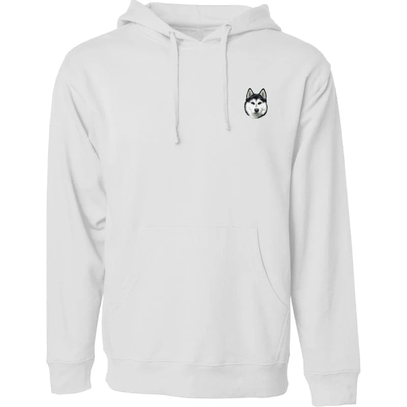Siberian Husky Embroidered Sweatshirt Hoodie - Image 3