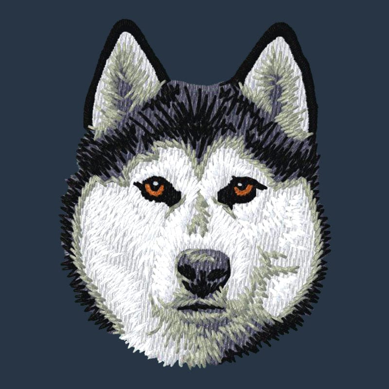 Siberian Husky Embroidered Wearable Blanket - Image 4