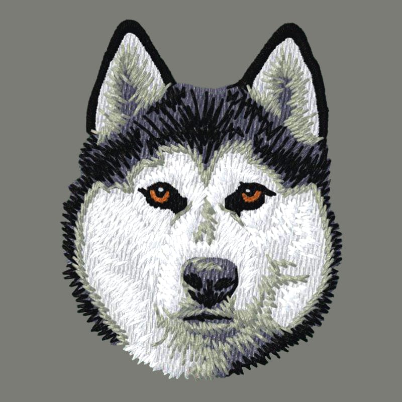 Siberian Husky Embroidered Wearable Blanket - Image 6