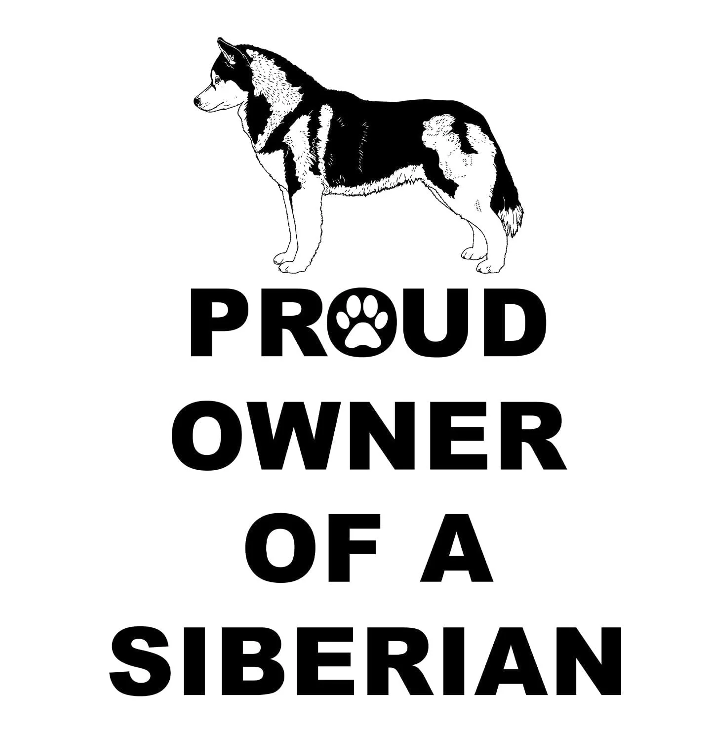 Siberian Husky Proud Owner - Women's V-Neck T-Shirt - Image 2