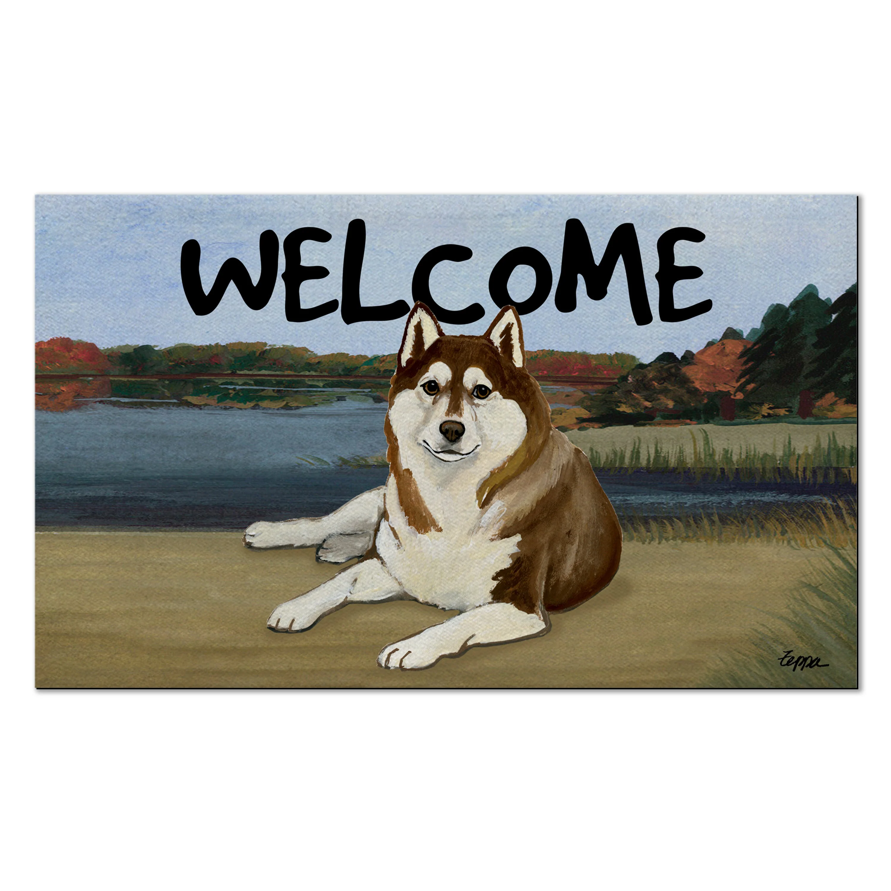 Siberian Husky Welcome Mat - Image 7
