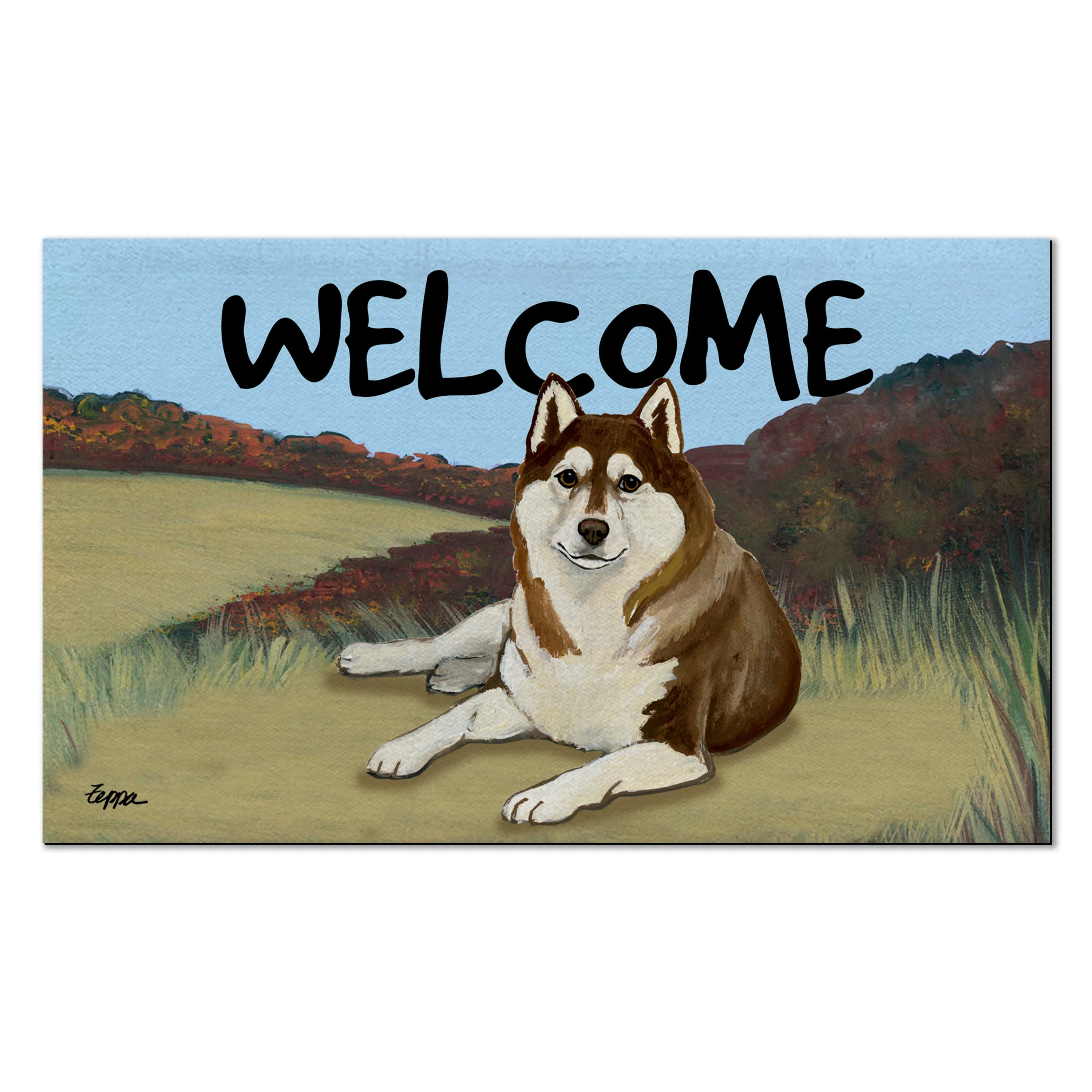 Siberian Husky Welcome Mat - Image 9