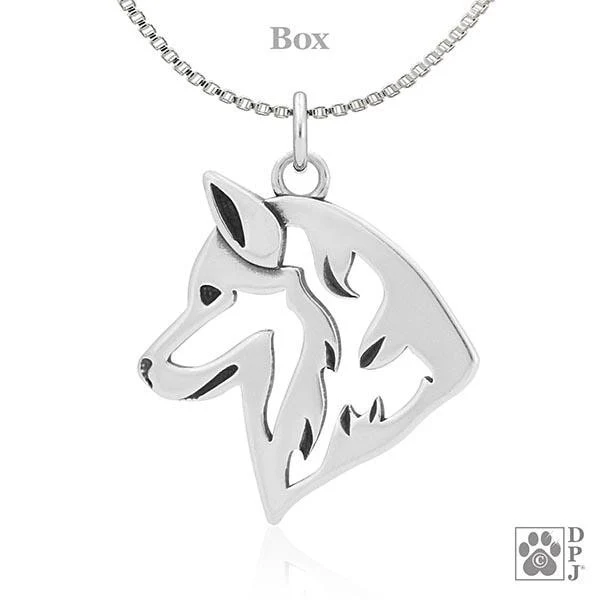 Siberian Husky, Head, Pendant - Image 3