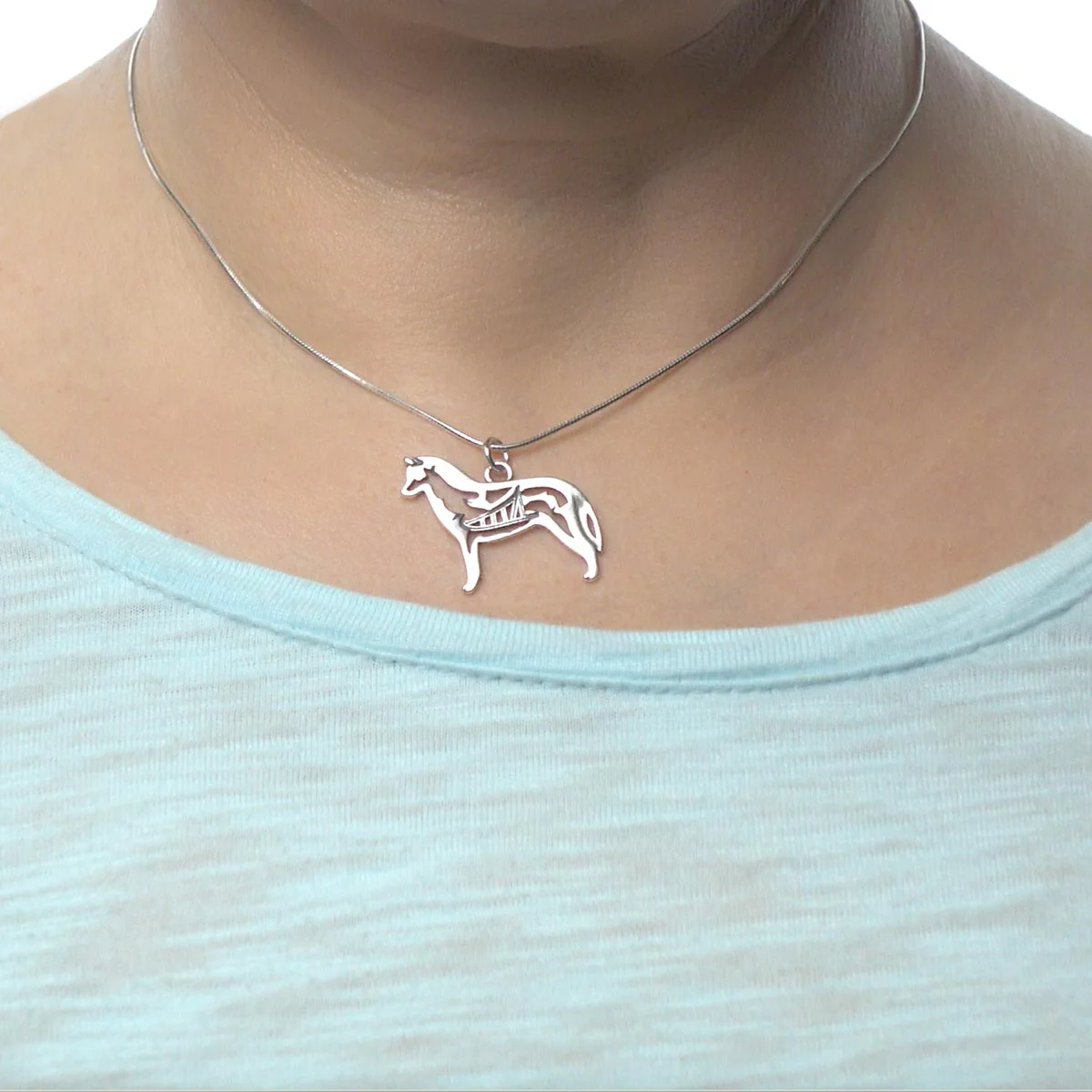Siberian Husky w/Sled, Body, Pendant - Image 2