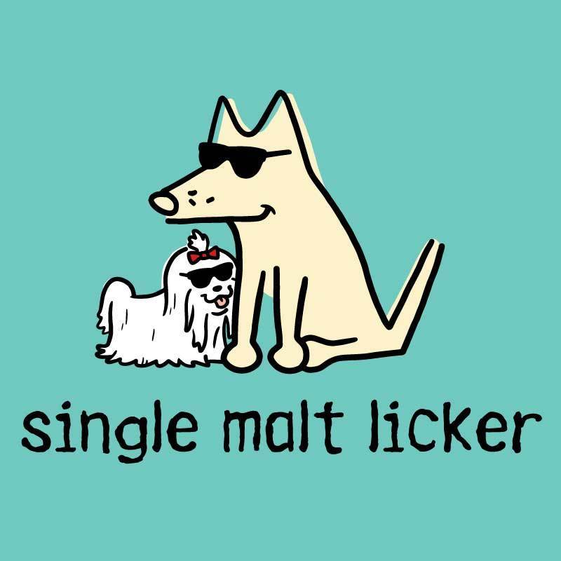 Single Malt Licker - Ladies T-Shirt V-Neck - Image 2