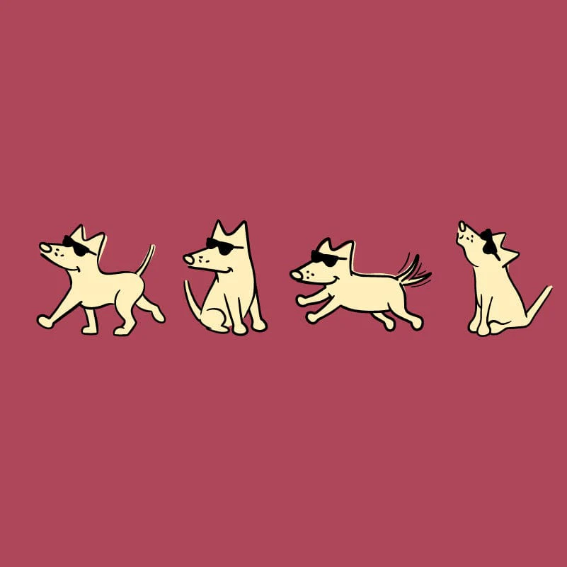 Sit Strut Run Howl - Lightweight Tee - Image 2