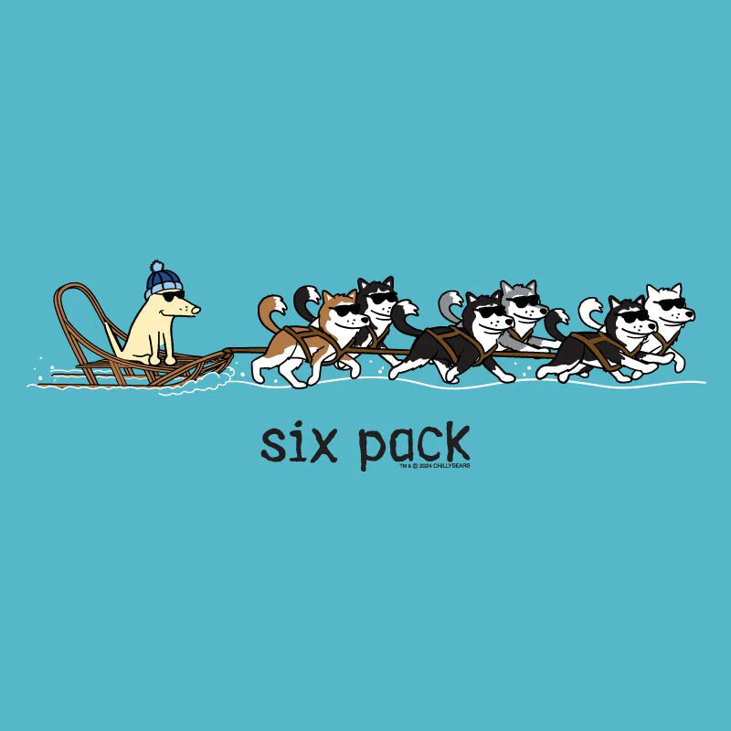 Six Pack - Ladies T-Shirt V-Neck - Image 2
