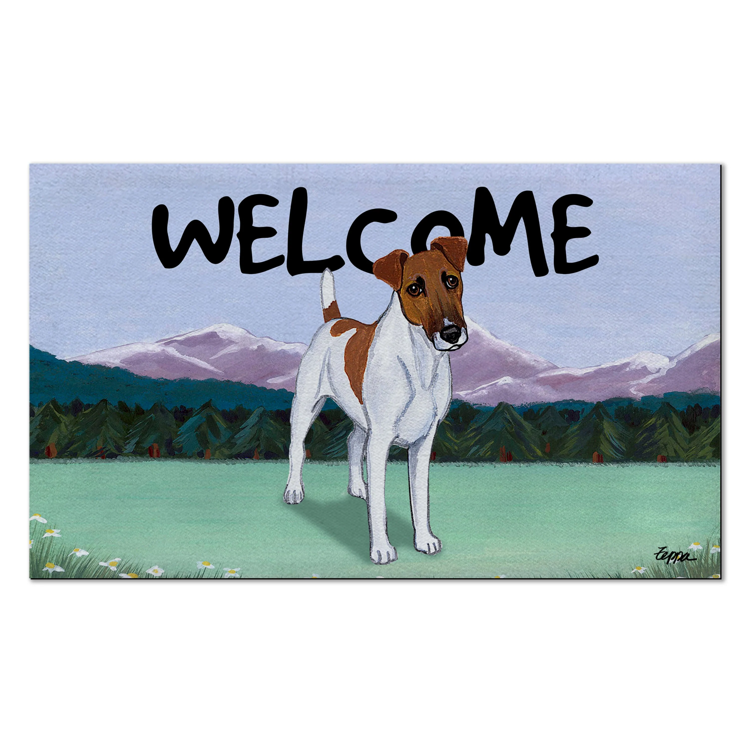 Smooth Fox Terrier Welcome Mat - Image 3