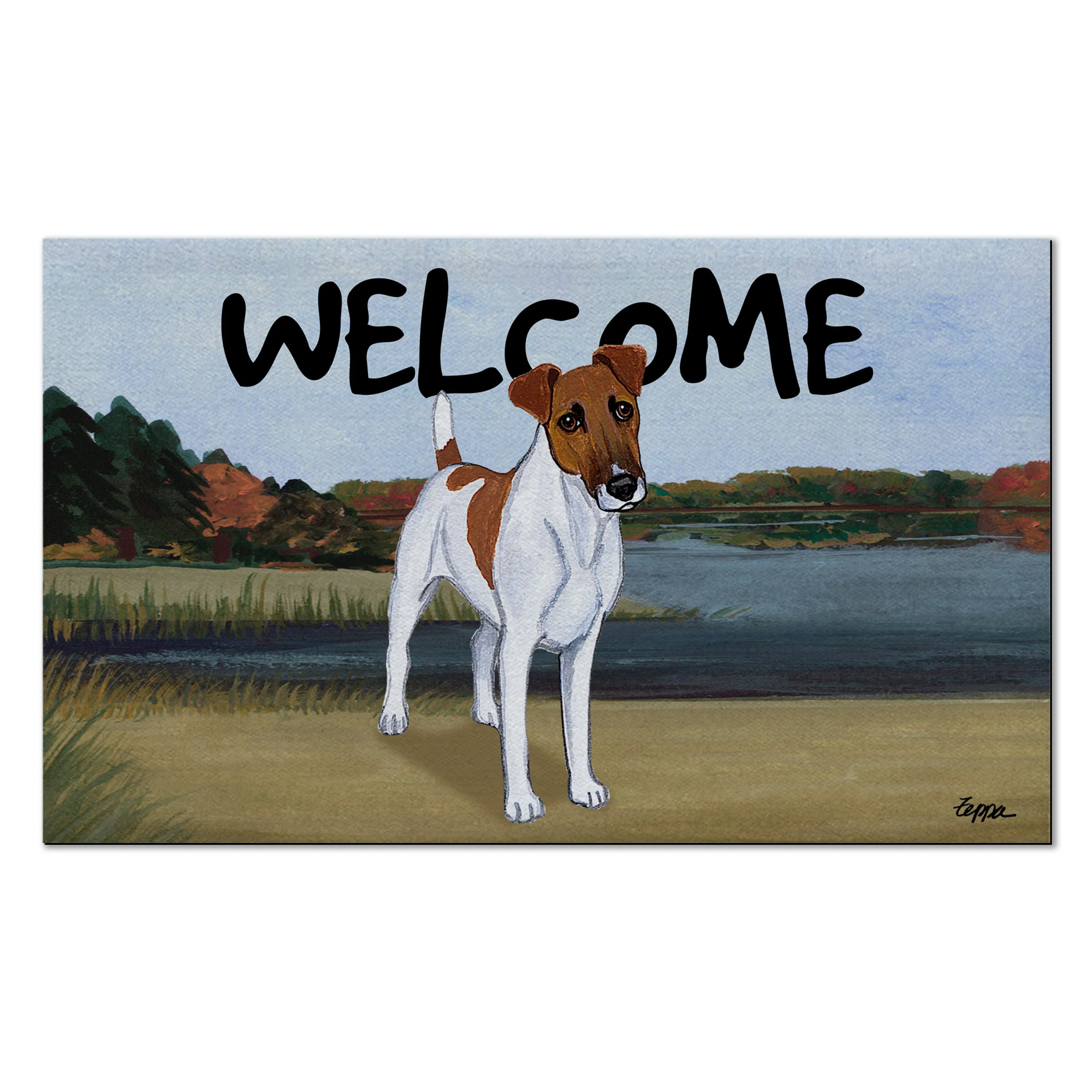 Smooth Fox Terrier Welcome Mat - Image 4