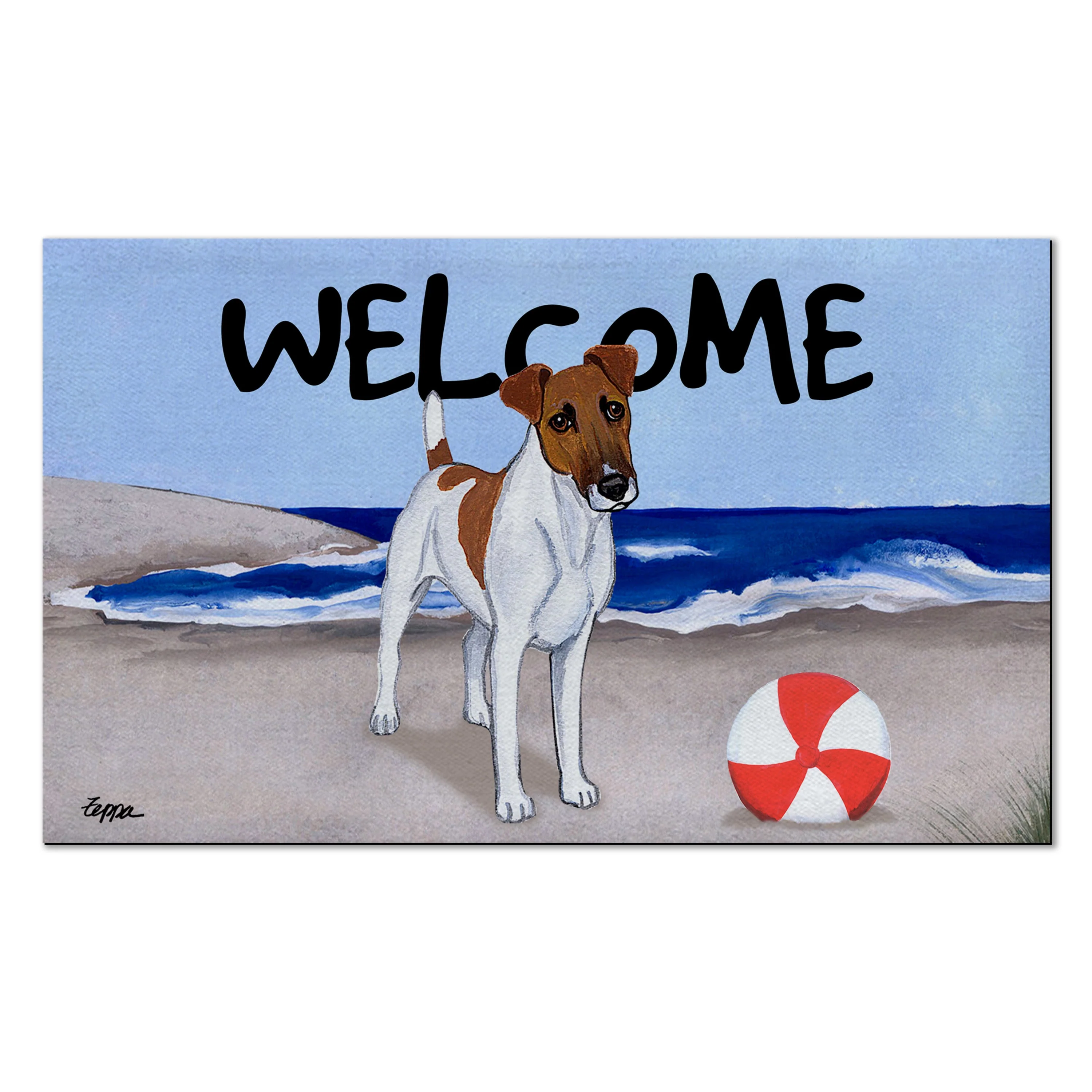 Smooth Fox Terrier Welcome Mat - Image 6