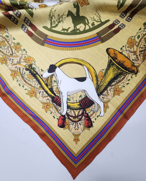 Smooth Fox Terrier Silk Scarf - Image 2