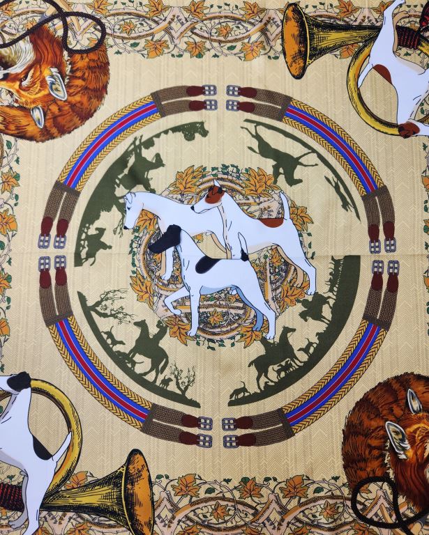 Smooth Fox Terrier Silk Scarf - Image 3