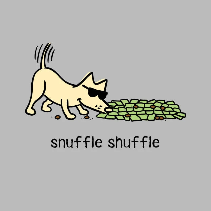 Snuffle Shuffle - Ladies T-Shirt V-Neck - Image 2