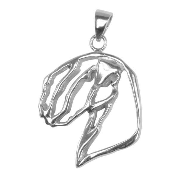 Soft Coated Wheaten Terrier  Sterling Silver Cut Out Pendants