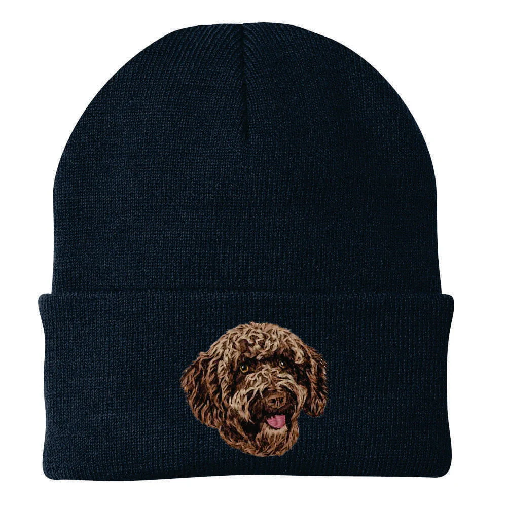Spanish Water Dog Embroidered Beanie - Image 5