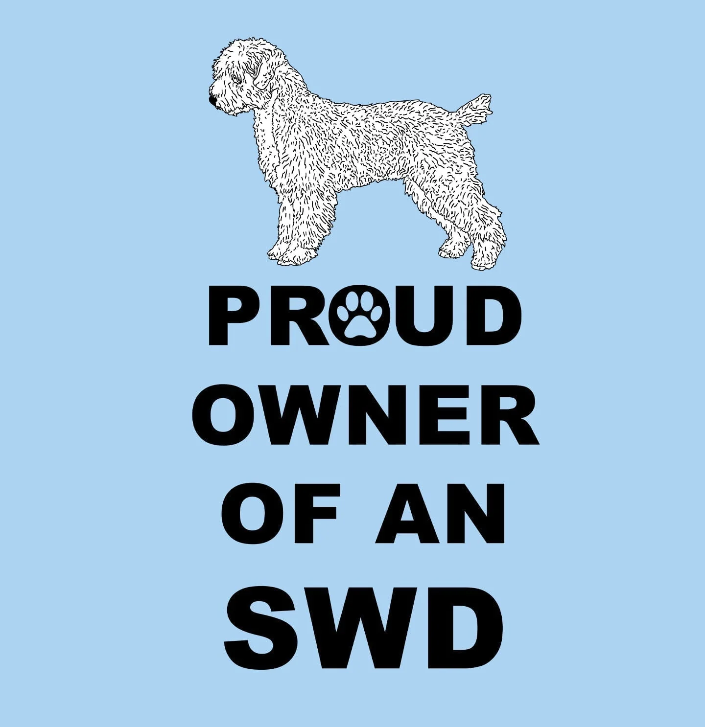 Spanish Water Dog Proud Owner - Adult Unisex T-Shirt - Image 2