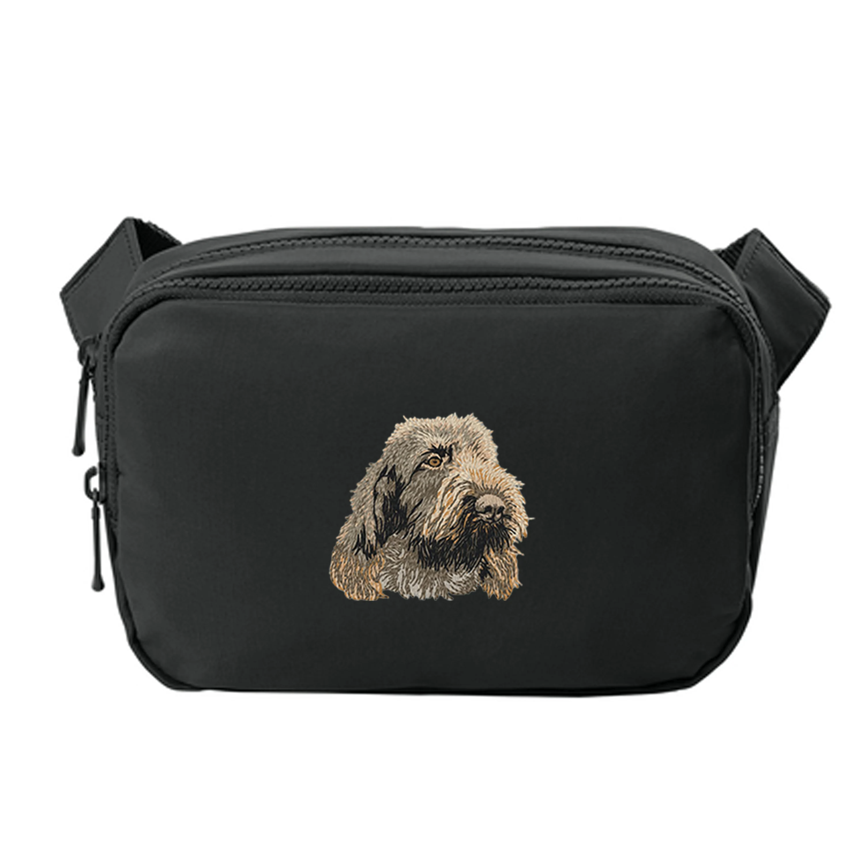 Spinone Italiano Embroidered Crossbody Bag
