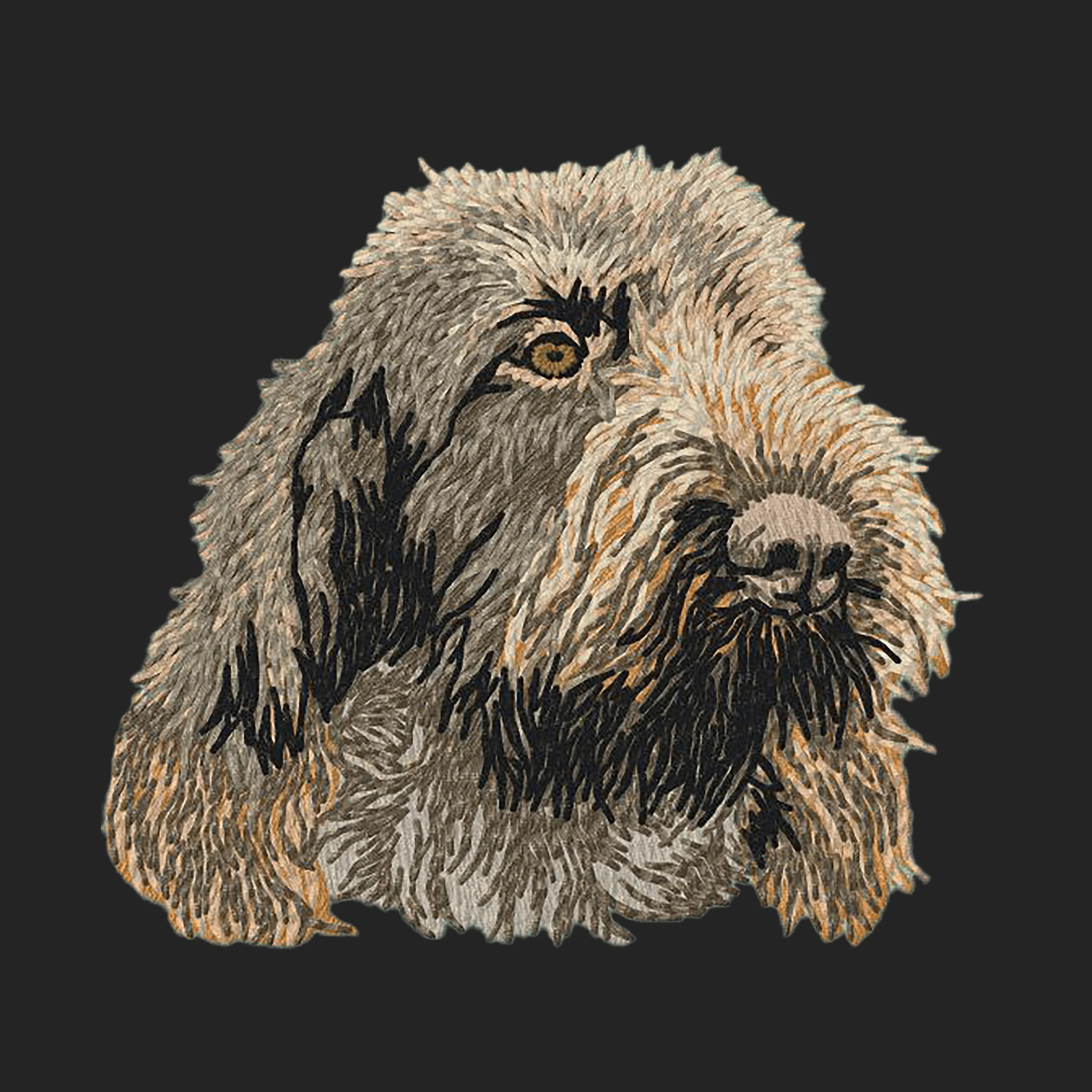 Spinone Italiano Embroidered Sweatshirt Hoodie - Image 3