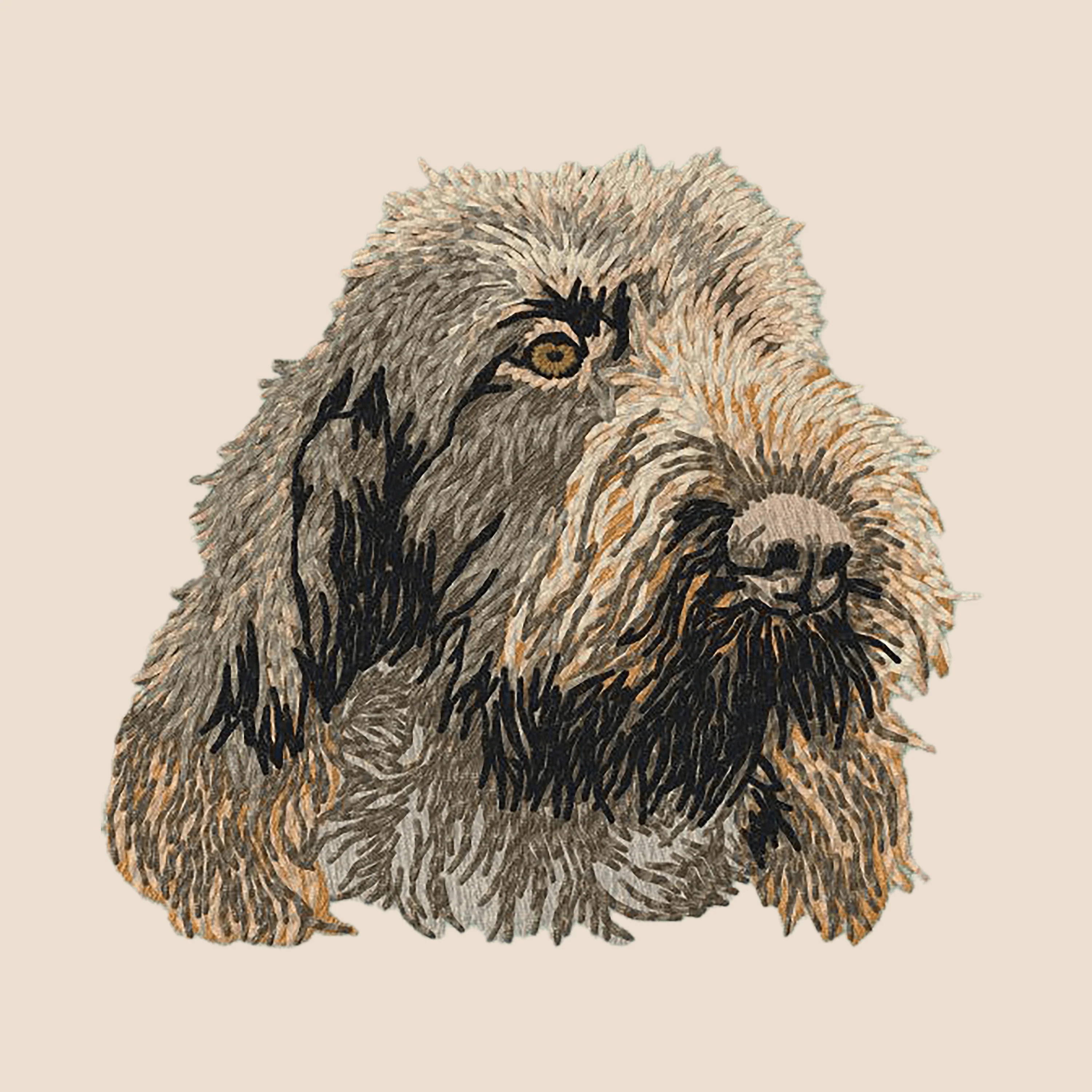 Spinone Italiano Embroidered Tote - Image 4