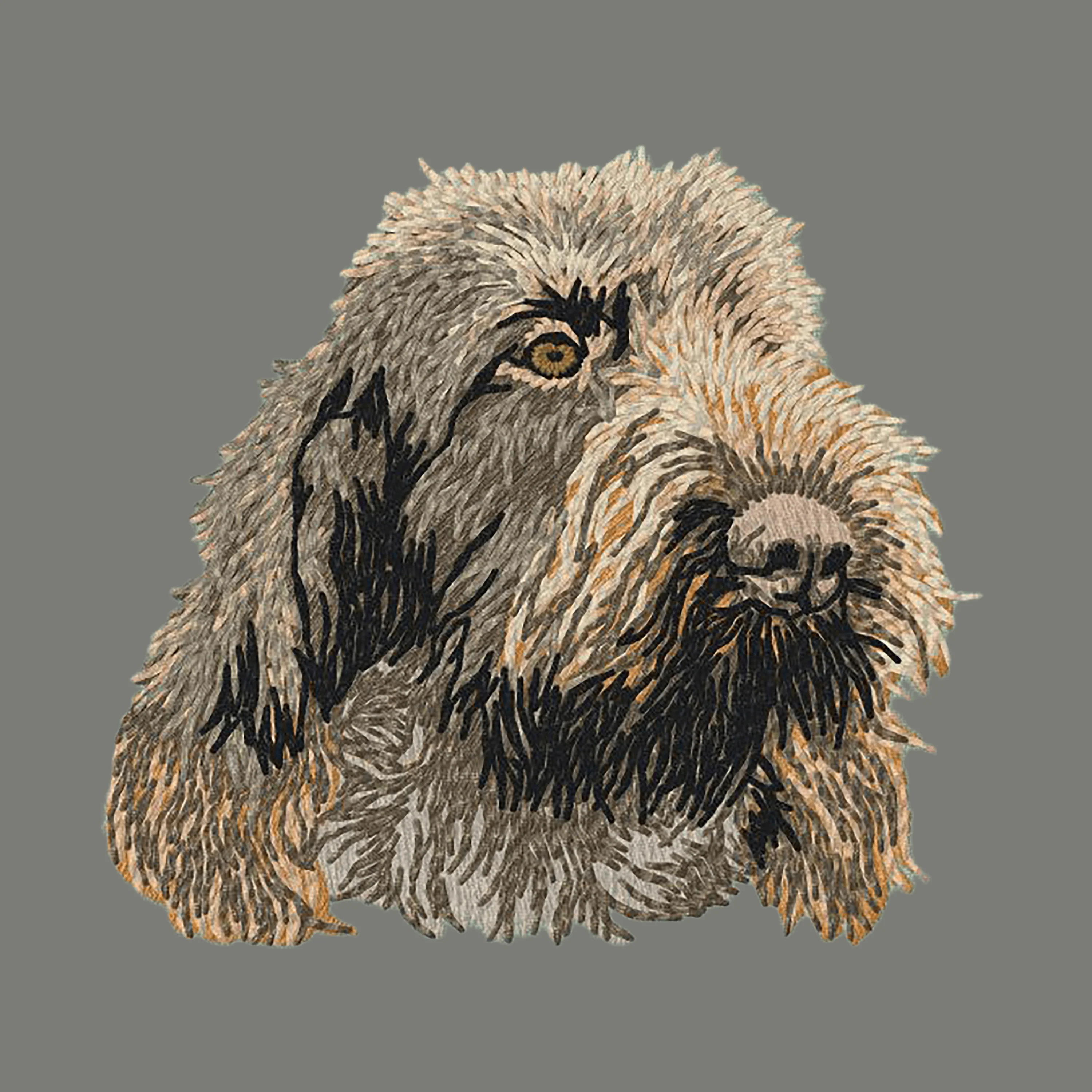 Spinone Italiano Embroidered Wearable Blanket - Image 5