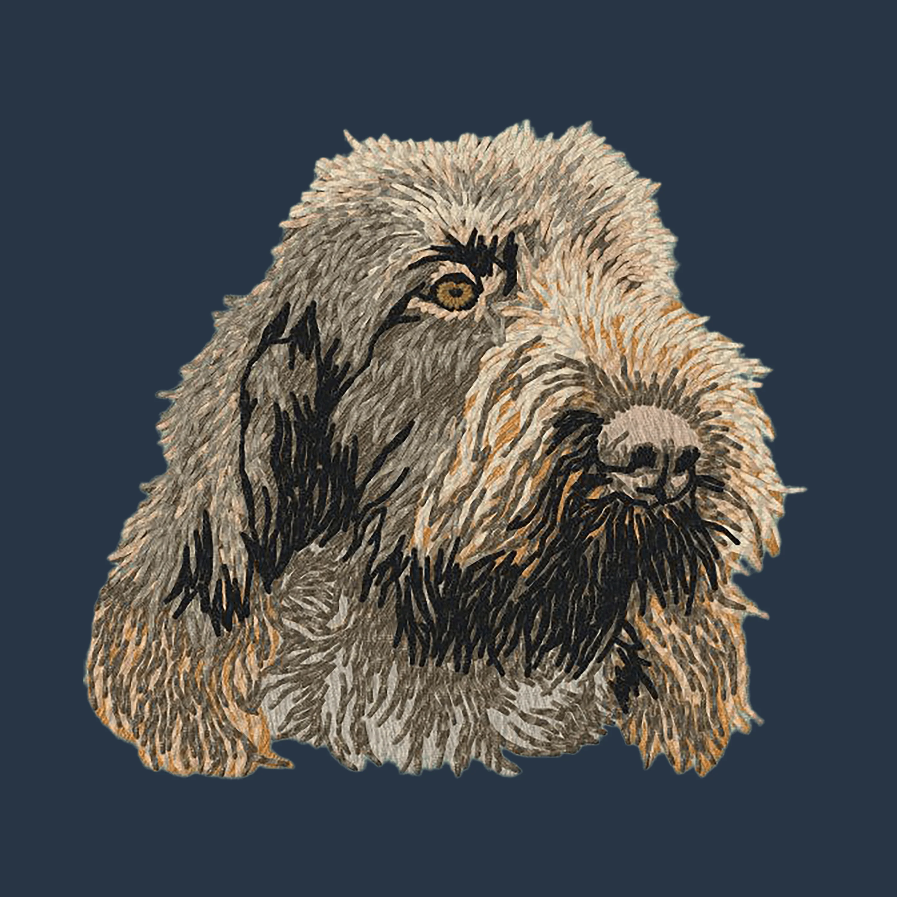Spinone Italiano Embroidered Wearable Blanket - Image 6