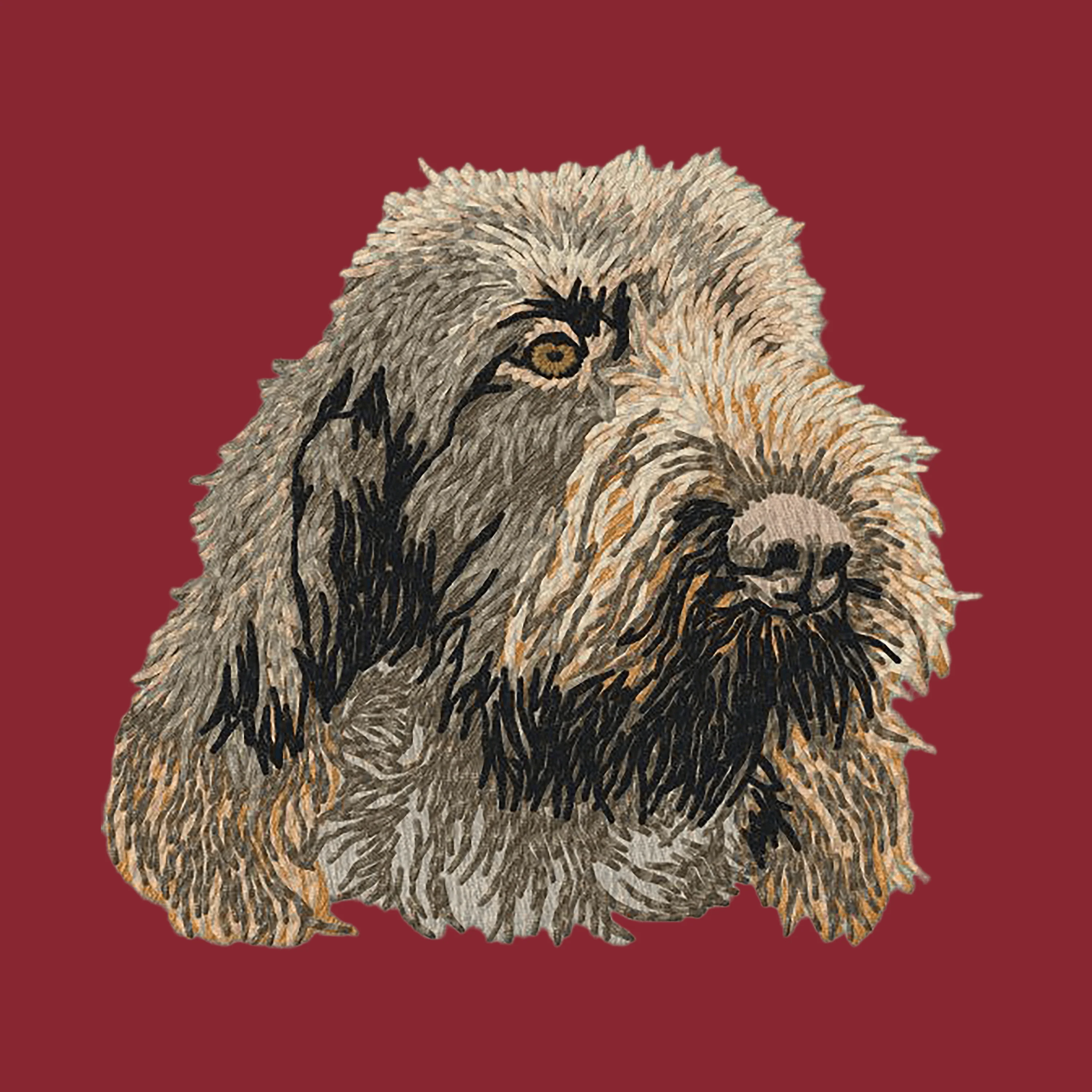 Spinone Italiano Embroidered Wearable Blanket - Image 8
