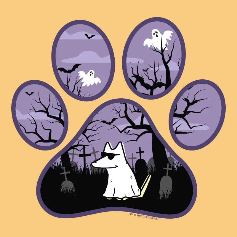 Spooky Paw - Classic Long-Sleeve T-Shirt - Image 4