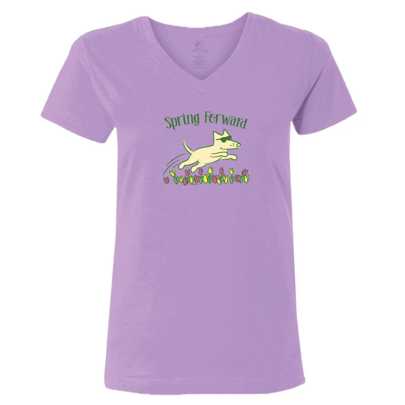 Spring Forward - V-Neck T-Shirt