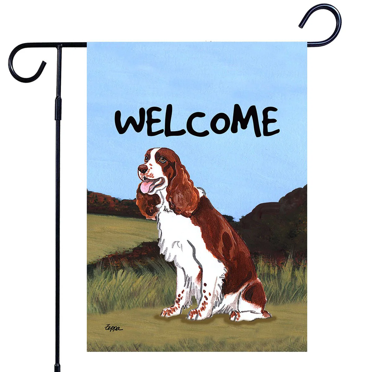 Springer Spaniel Garden Flag - Image 2
