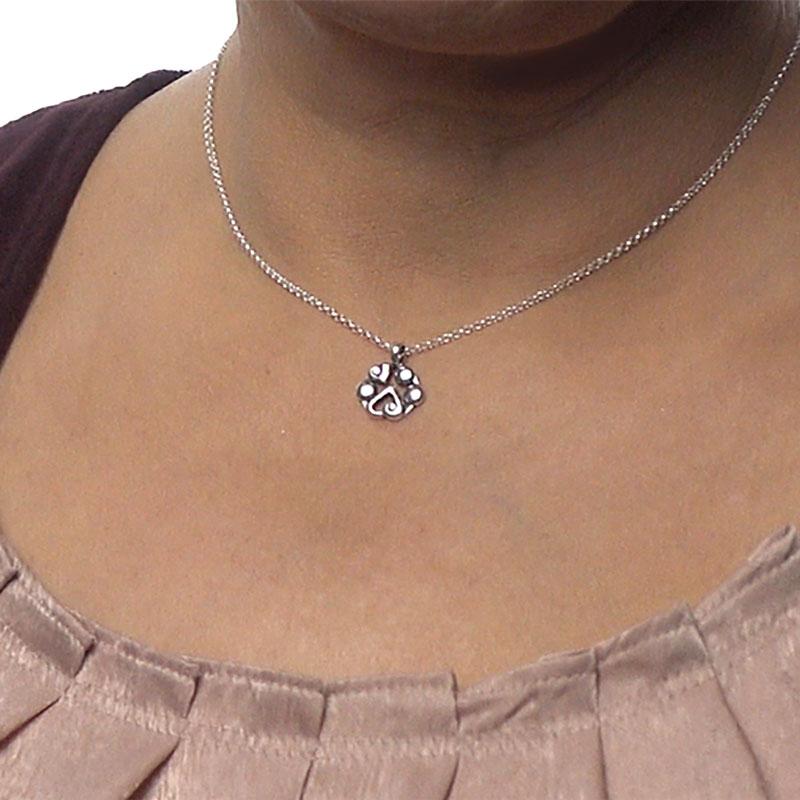 Sterling Silver Heart to Heart Pendant - Image 2