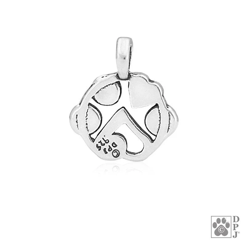 Sterling Silver Heart to Heart Pendant - Image 3