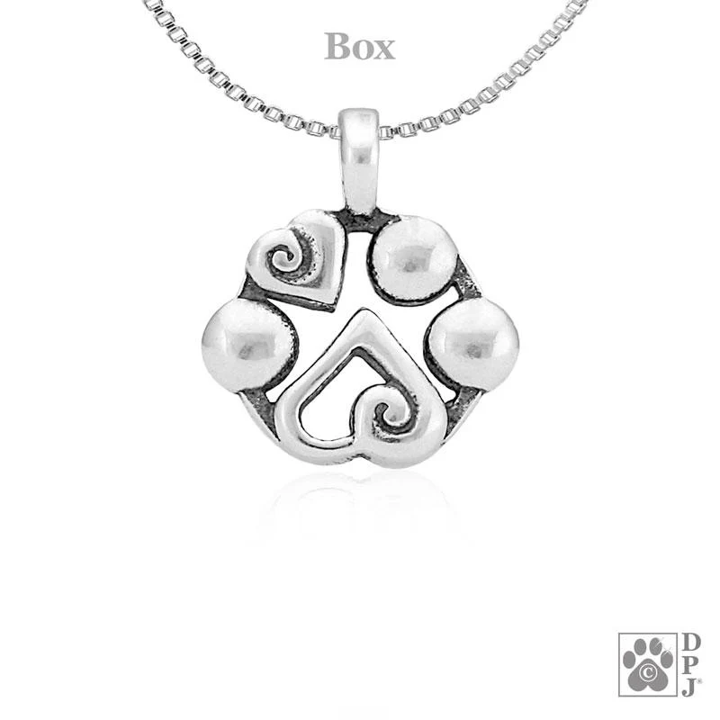 Sterling Silver Heart to Heart Pendant - Image 4