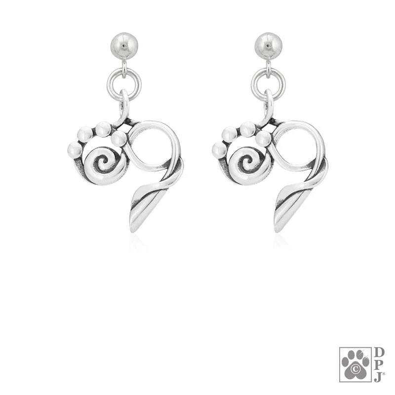 Sterling Silver Infinite Love Earrings - Image 2