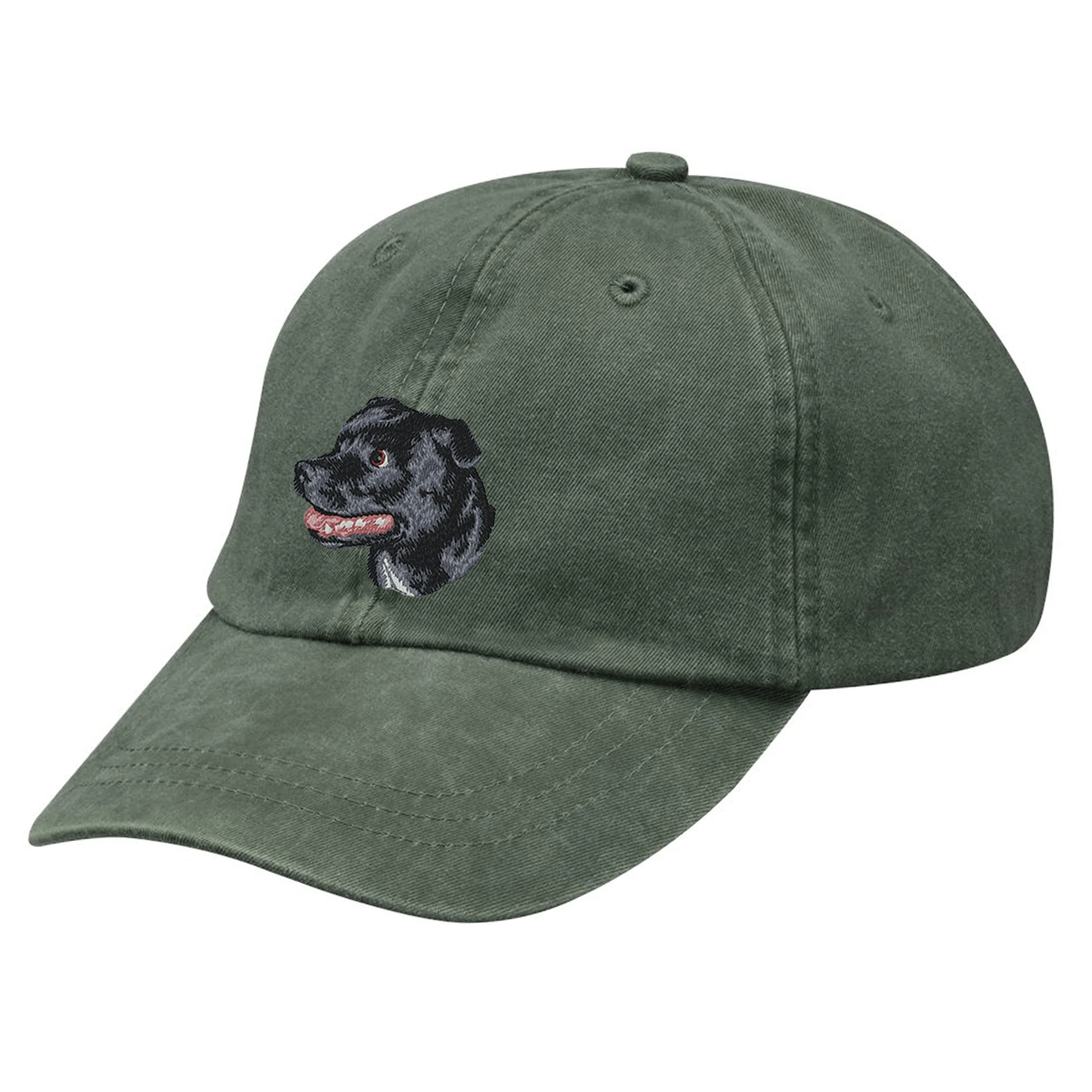 Staffordshire Bull Terrier Embroidered Baseball Cap - Image 4