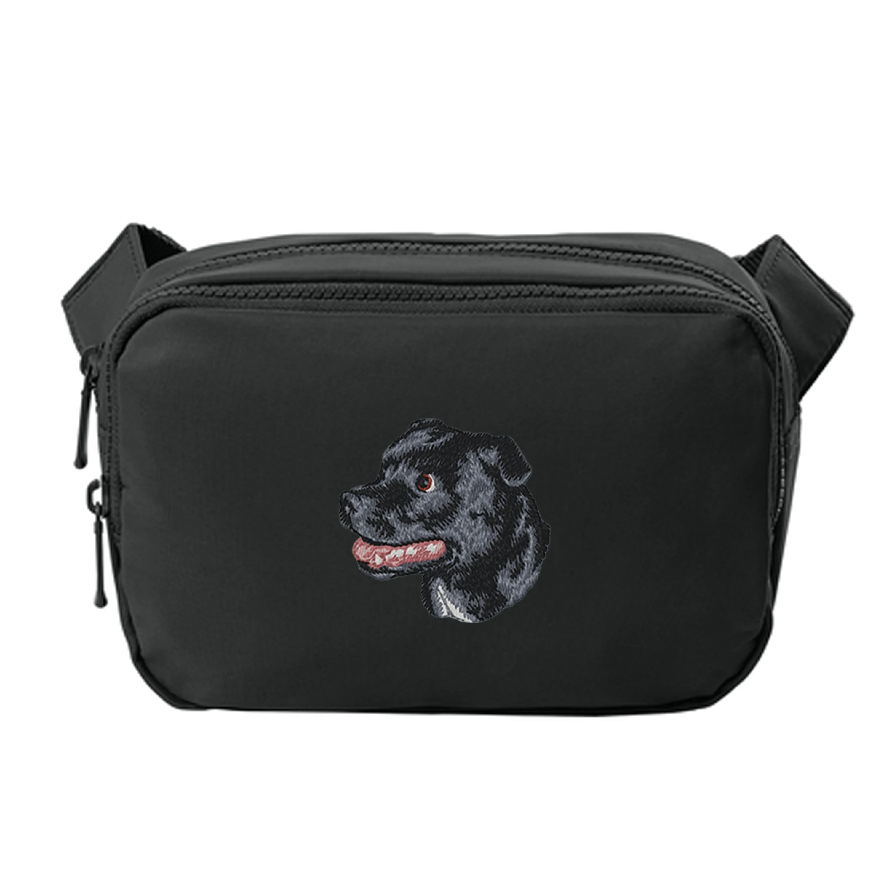 Staffordshire Bull Terrier Embroidered Crossbody Bag - Image 3
