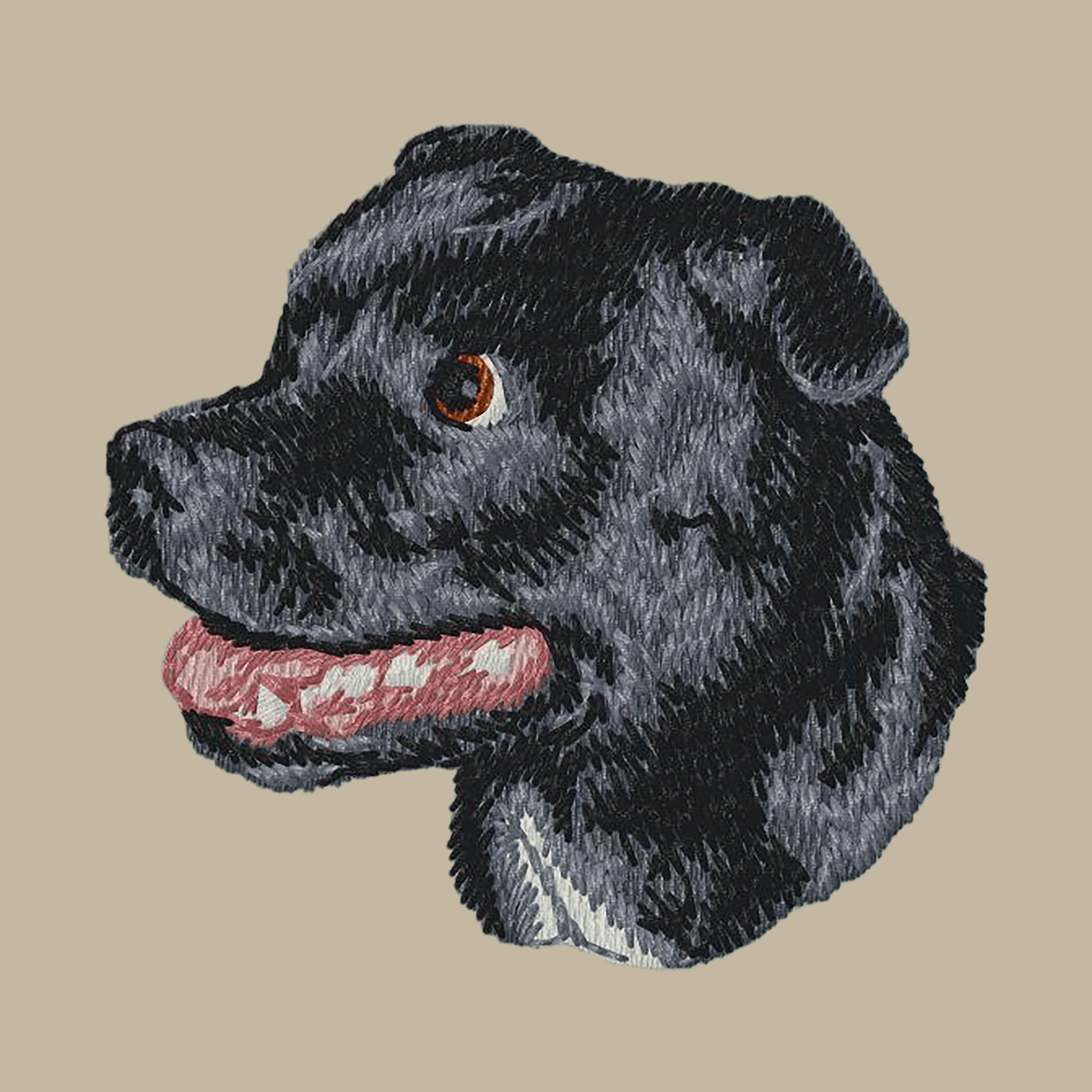 Staffordshire Bull Terrier Embroidered Crossbody Bag - Image 4