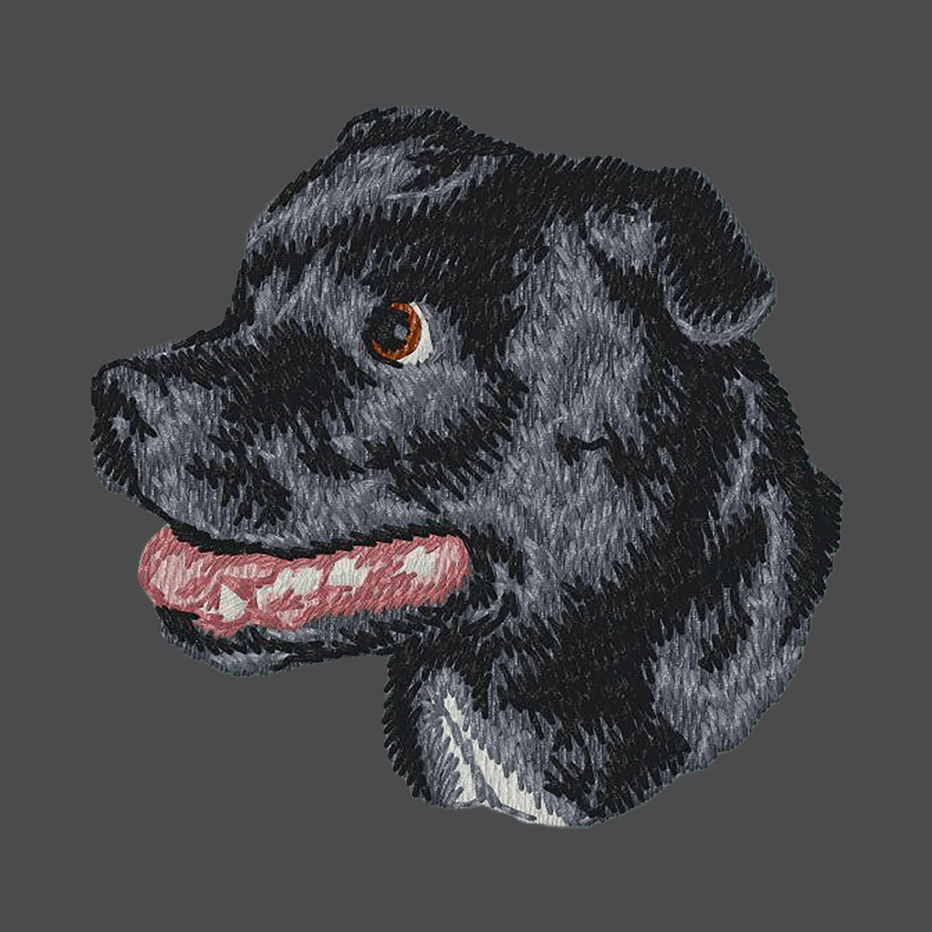 Staffordshire Bull Terrier Embroidered Men's Fleece Jacket - Image 2