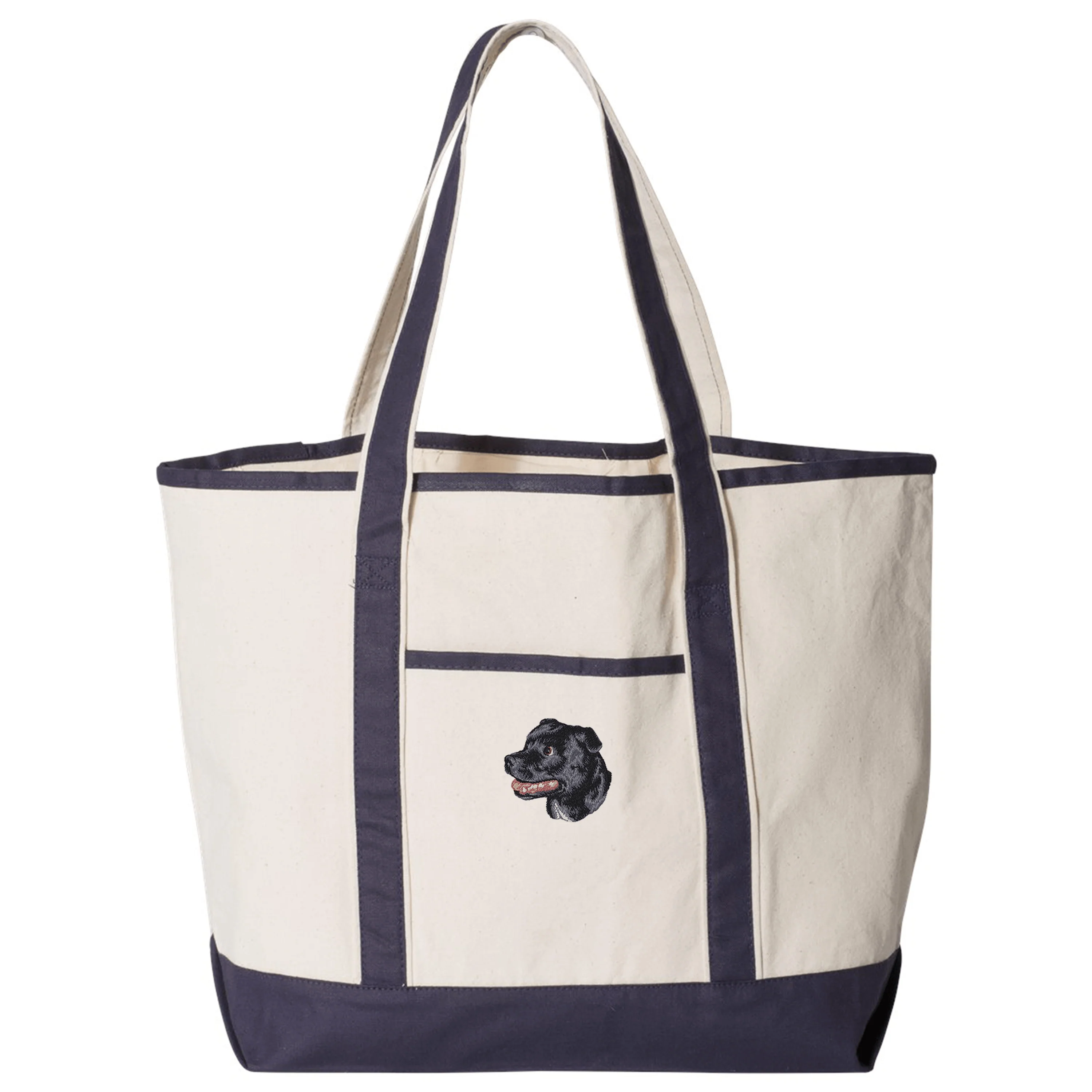Staffordshire Bull Terrier Embroidered Tote - Image 2
