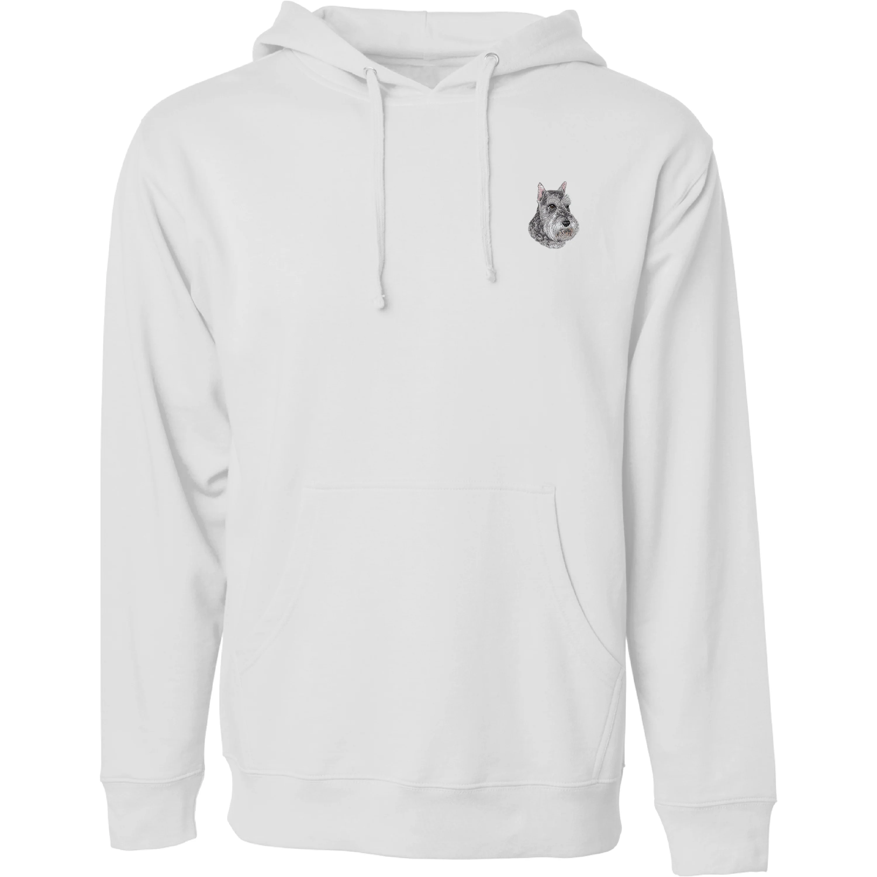 Schnauzer Embroidered Sweatshirt Hoodie - Image 3