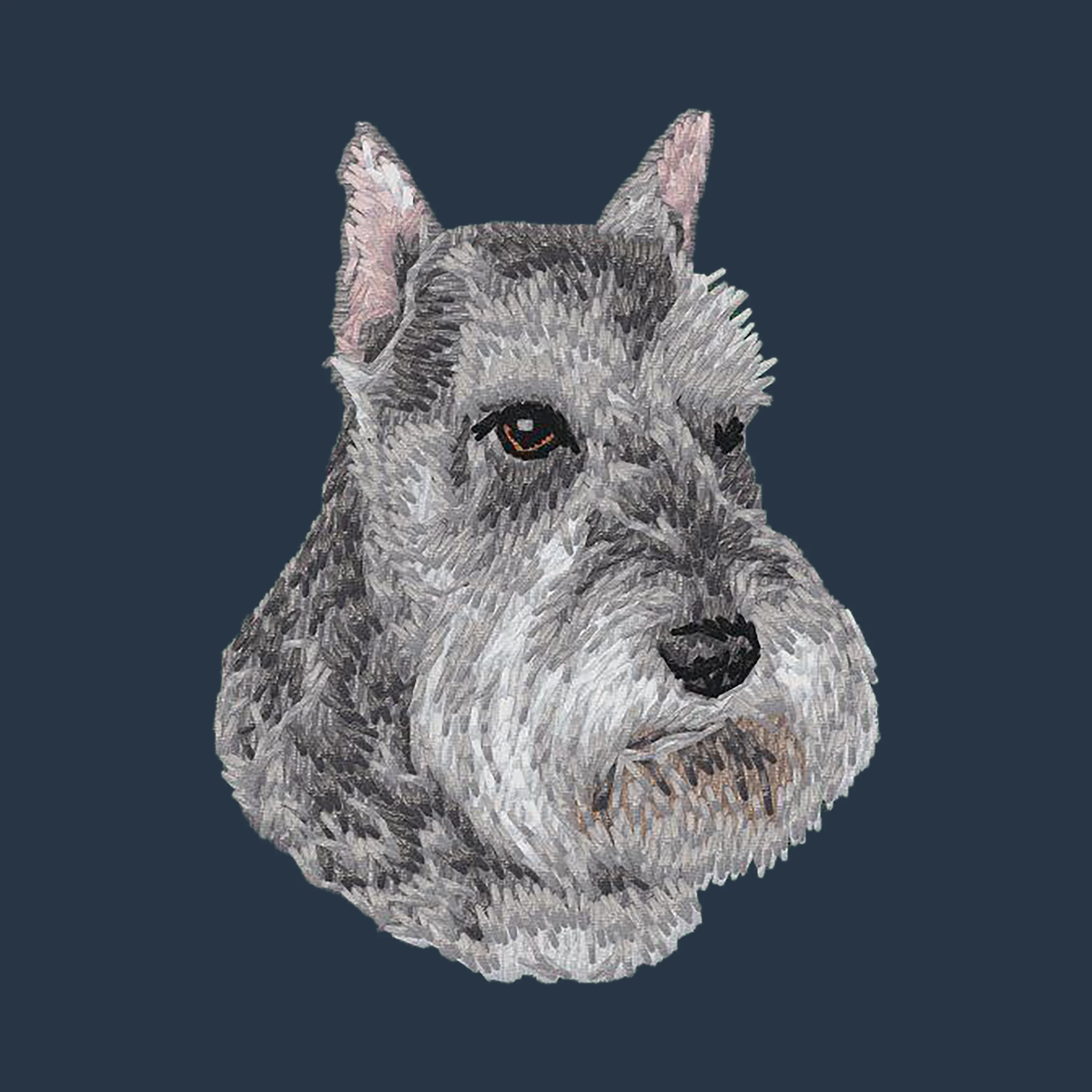 Schnauzer Embroidered Wearable Blanket - Image 4