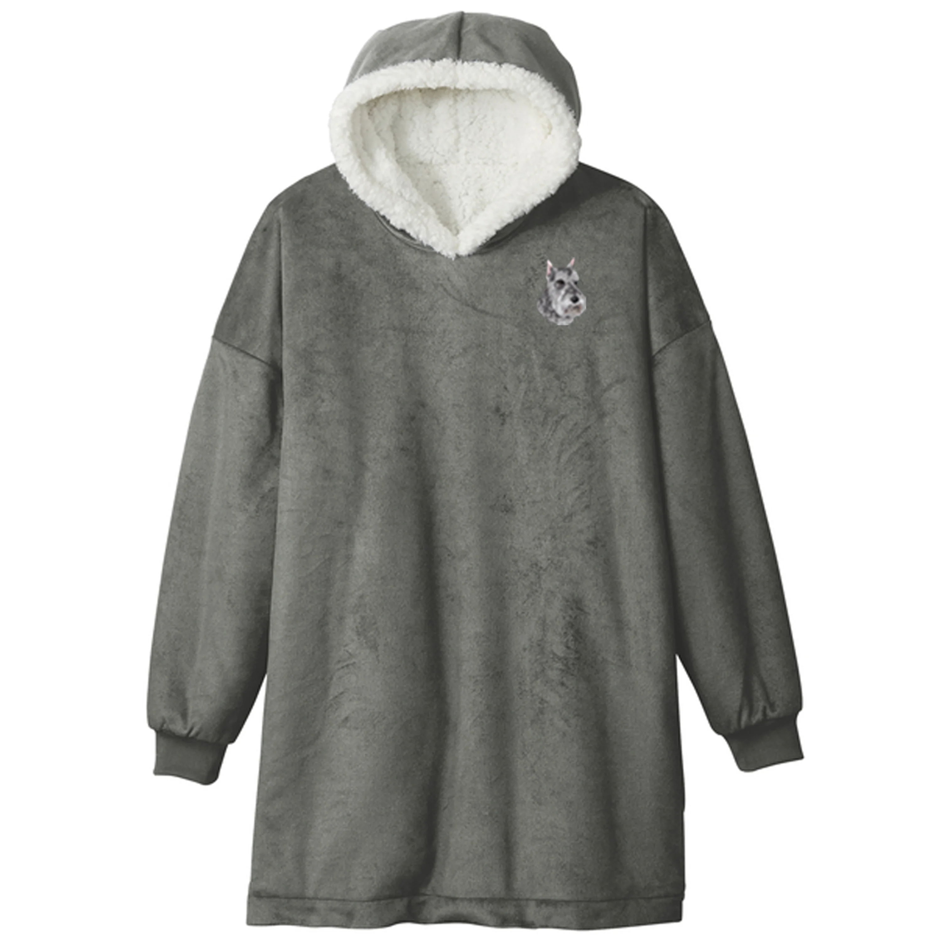Schnauzer Embroidered Wearable Blanket - Image 5