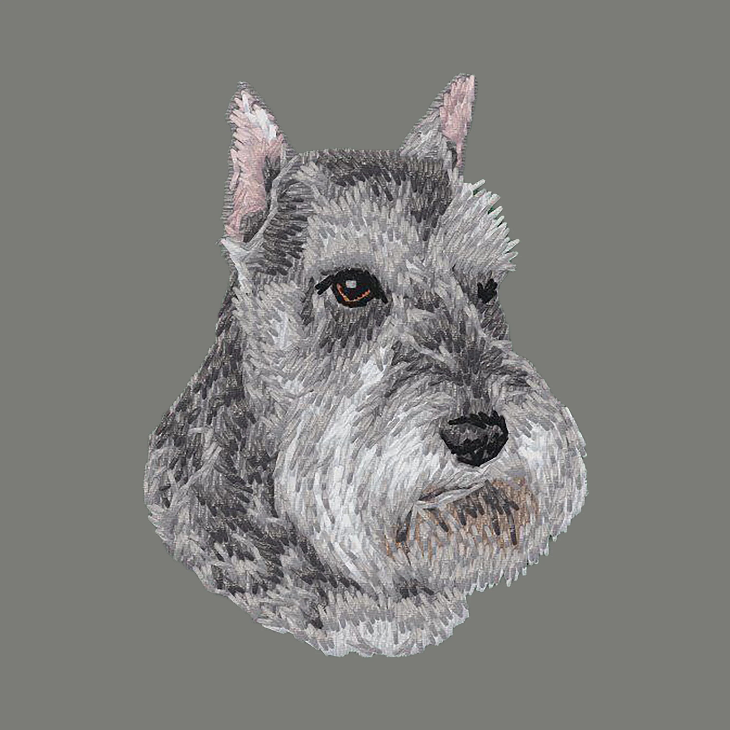 Schnauzer Embroidered Wearable Blanket - Image 6