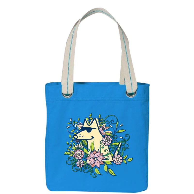Stop And Smell The Flowers - Canvas Tote
